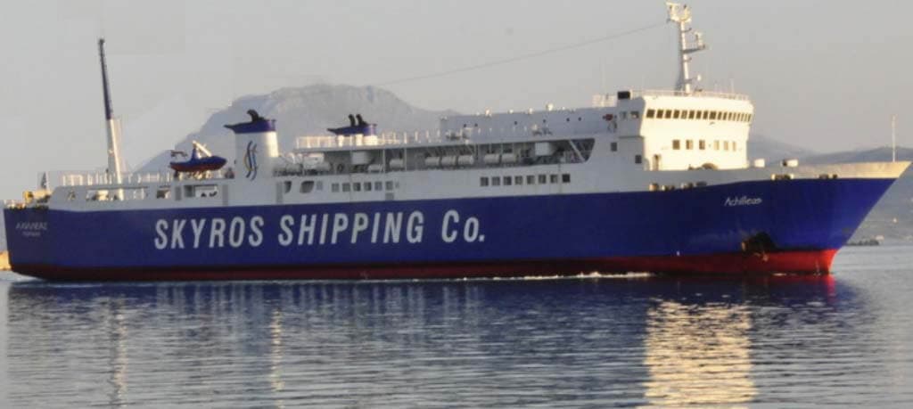Ferry routes from Kymi to Skyros 2026